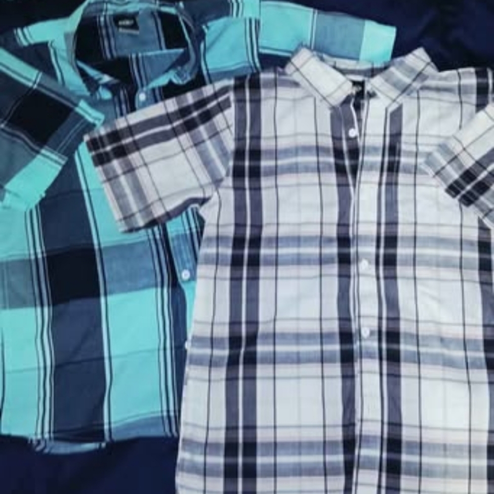 Boys Nike 6.0 Plaid Button Down Shirts